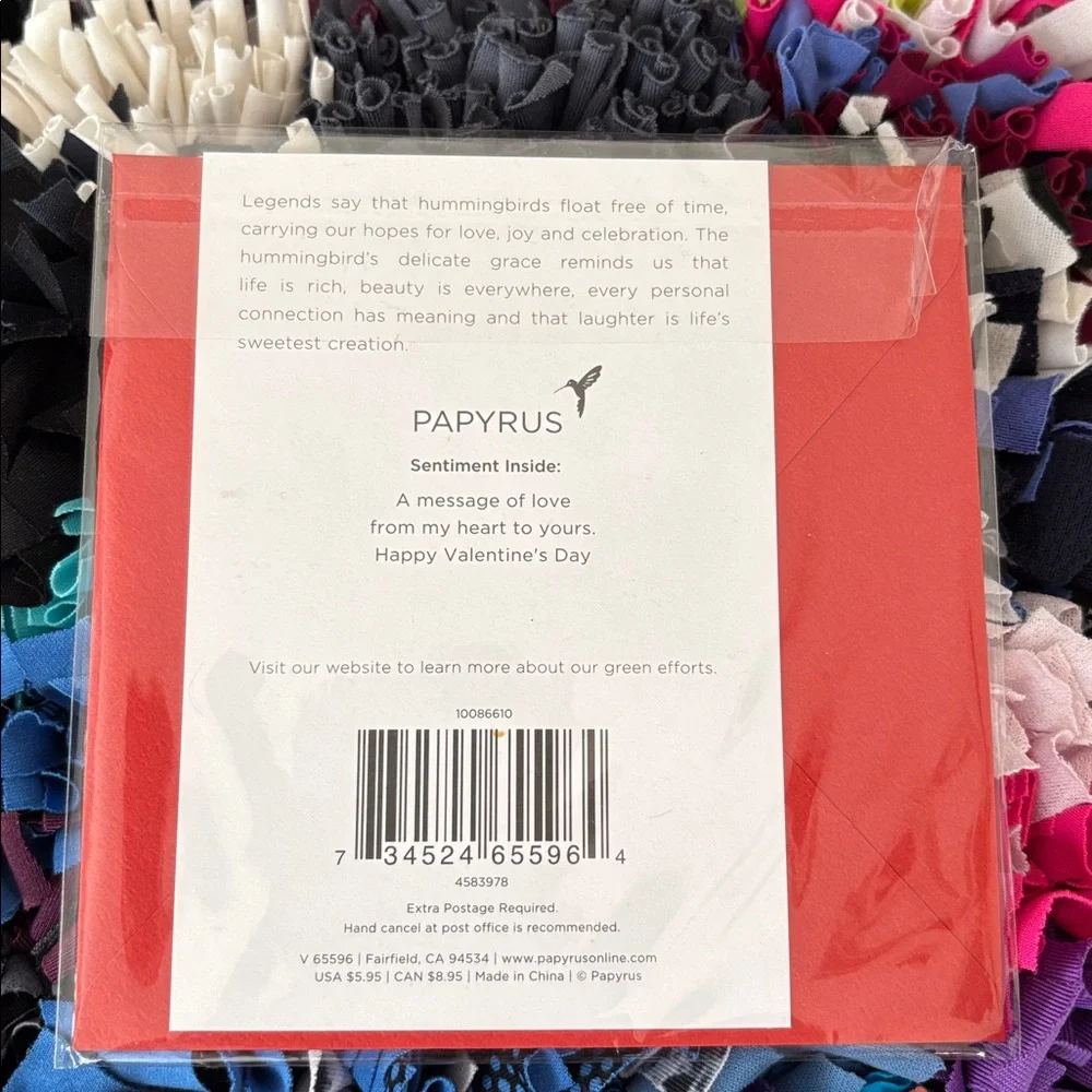 🆕Papyrus 3D Ribbon Valentine’s Day Greeting Card